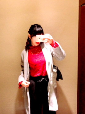 「お呼ばれ」｜「アイテム（その他トップス）」を使った、はっぱつきさん（レディース・170cm）の春コーディネート