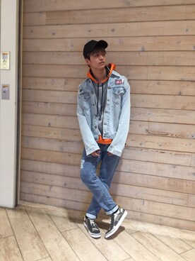 フジケン@DIESELさん（メンズ・175cm）の春コーディネート