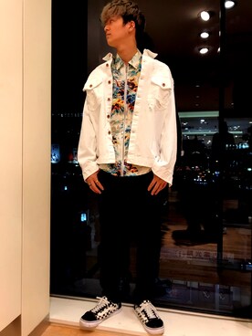フジケン@DIESELさん（メンズ・175cm）の春コーディネート