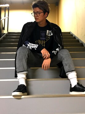 フジケン@DIESELさん（メンズ・175cm）の春コーディネート