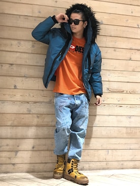 フジケン@DIESELさん（メンズ・175cm）の秋コーディネート