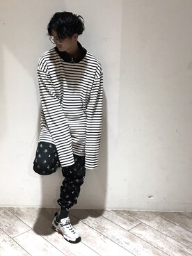 「SPINNS（スピンズ）のアイテム（スウェット）」を使った、フジケン@DIESELさん（メンズ・175cm）の秋コーディネート