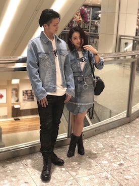 「DIESEL（ディーゼル）のアイテム（ブーツ）」を使った、フジケン@DIESELさん（メンズ・175cm）の秋コーディネート
