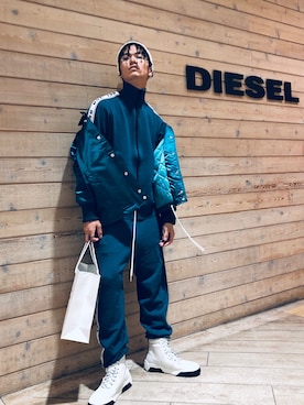 フジケン@DIESELさん（メンズ・175cm）の冬コーディネート