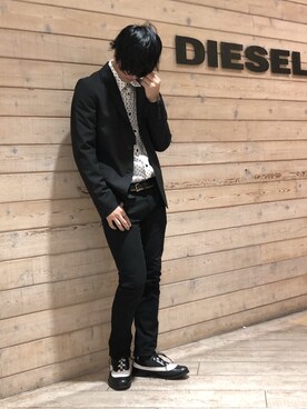 フジケン@DIESELさん（メンズ・175cm）の冬コーディネート