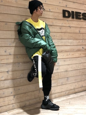 フジケン@DIESELさん（メンズ・175cm）の冬コーディネート