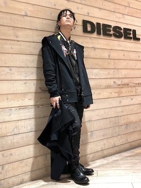 フジケン@DIESELさん（メンズ・175cm）の冬コーディネート