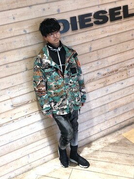 フジケン@DIESELさん(メンズ・175cm)の冬コーディネート