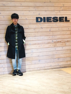 フジケン@DIESELさん（メンズ・175cm）の冬コーディネート