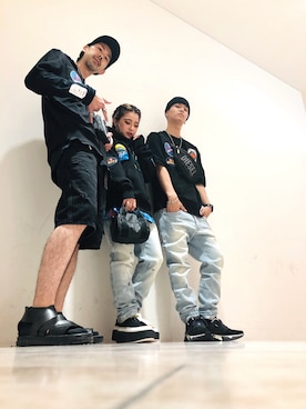 「DIESEL（ディーゼル）のアイテム（パーカー）」を使った、フジケン@DIESELさん（メンズ・175cm）の春コーディネート