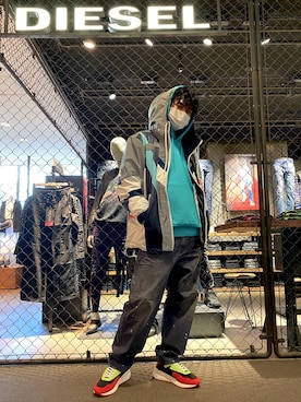 フジケン@DIESELさん（メンズ・175cm）の冬コーディネート