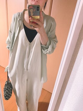 「LAKOLE（ラコレ）のアイテム（オールインワン・サロペット）」を使った、nonsuke:)さん（レディース・153cm）の夏コーディネート