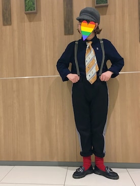 「アイテム（フォーマルスーツ/小物）」を使った、あんり。さん（レディース・158cm・10代）の冬コーディネート