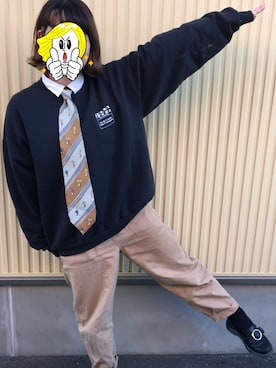 「アイテム（フォーマルスーツ/小物）」を使った、あんり。さん（レディース・158cm・10代）の冬コーディネート