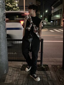 19SS Rick Owens コーティングサルエルジョガーパンツ【46】 Rick Owens（リックオウエンス）の「Rick Owens - サルエル
