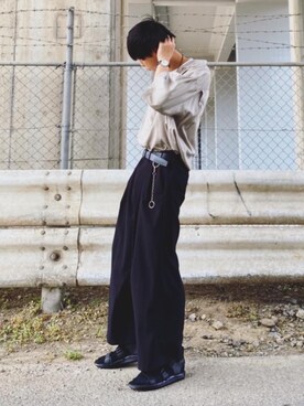 「マーチン」｜「アイテム（アナログ腕時計）」を使った、ソラさん（メンズ・175cm）の夏コーディネート