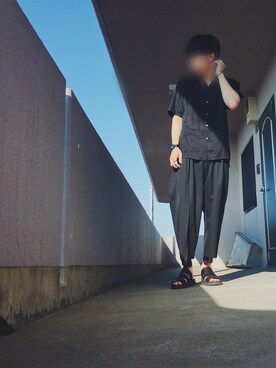 「sulvam」｜「アイテム（アナログ腕時計）」を使った、コデくんさん（メンズ・174cm）の夏コーディネート