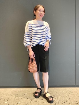 橋本　オデット エ オディール スタッフさん（レディース・157cm）の春コーディネート