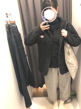 しおりさん（レディース・173cm）の冬コーディネート