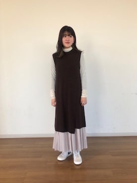 的場まみさんのコーディネート