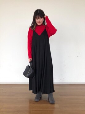 的場まみさんのコーディネート