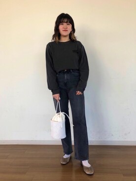 「BE-KILLY（ビーキリー）のアイテム」を使った、的場まみさん（レディース・160cm）の冬コーディネート