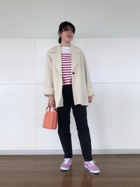 的場まみさんのコーディネート