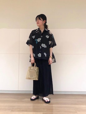 的場まみさんのコーディネート