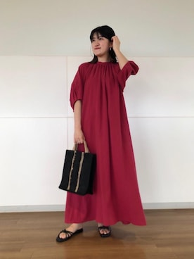 的場まみさん(レディース・160cm)の夏コーディネート