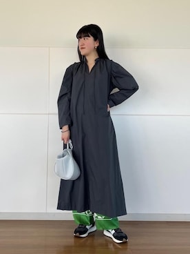 「RECOMMEND  ITEM STYLING」｜的場まみさん（レディース・160cm）の冬コーディネート