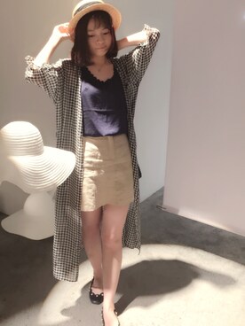 「iT（イット）のアイテム（シューズ）」を使った、Jessica洁洁洁子さん（レディース・163cm）の秋コーディネート