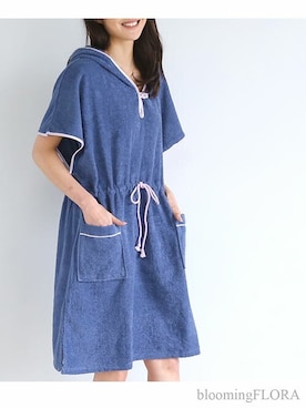 「アイテム（ルームウェア）」を使った、blooming FLORA　STAFFさん（レディース・168cm）の夏コーディネート