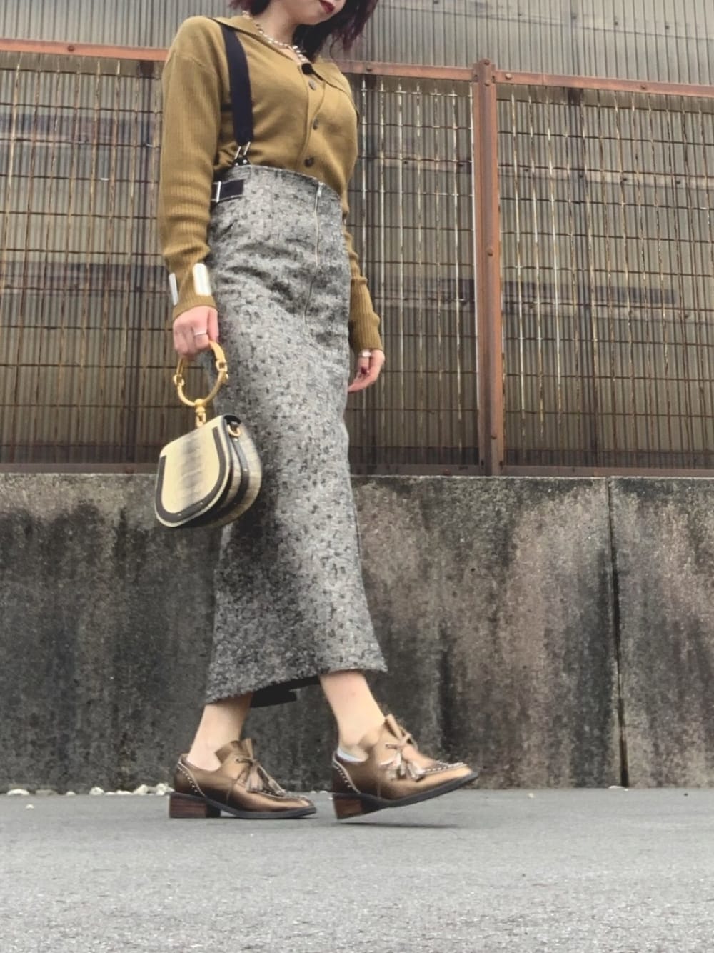 SNIDEL（スナイデル）の「バリエーションサスペンダースカート  