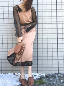 Ameri（アメリ）の「4WAY MOTIF DIVERSITY DRESS（ワンピース）」 - WEAR