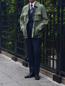 「BAKER（ベイカー）のアイテム」を使った、samさん（メンズ・177cm）の秋コーディネート