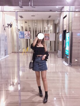 「salad（サラダ）のアイテム」を使った、一隻緒さん（レディース・162cm）の春コーディネート