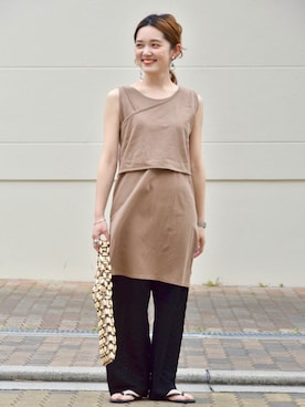 kaninapさん（レディース・155cm）の夏コーディネート