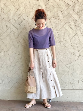 kaninapさん（レディース・155cm）の夏コーディネート