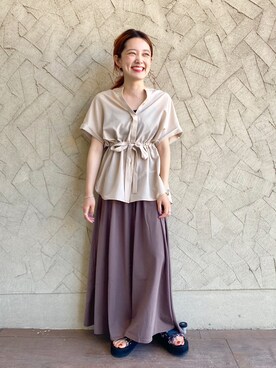 kaninapさん（レディース・155cm）の夏コーディネート