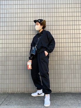 「blazer」｜「アイテム（キャップ）」を使った、nichikaさん（レディース・164cm）の冬コーディネート