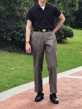 「At Last&Co（アットラスト）のアイテム（パンツ）」を使った、CoolKidsCantDieさん（メンズ・175cm）の夏コーディネート