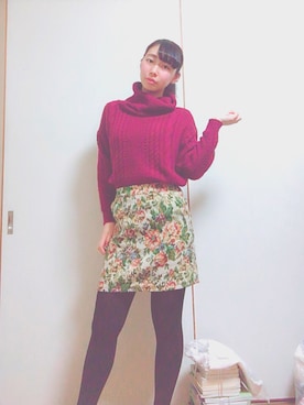 「しゃぶしゃぶ」｜雅さん（レディース・160cm）の冬コーディネート