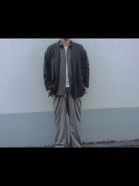 「ゆるコーデ」｜「アイテム（テーラードジャケット、その他）」を使った、りょさん（メンズ・170cm）の秋コーディネート