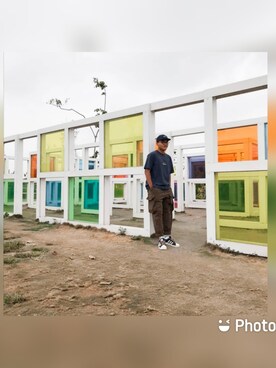 「REPUTATION（レピュテーション）のアイテム」を使った、曾祥誌さん（メンズ・173cm）の春コーディネート