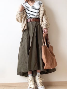 nm73さん（レディース・150cm）の冬コーディネート