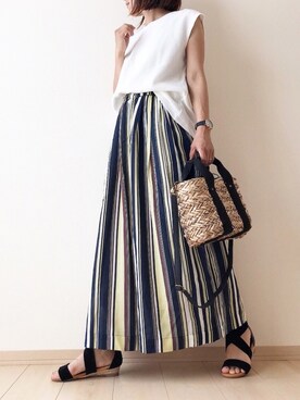 nm73さん(レディース・150cm)の夏コーディネート