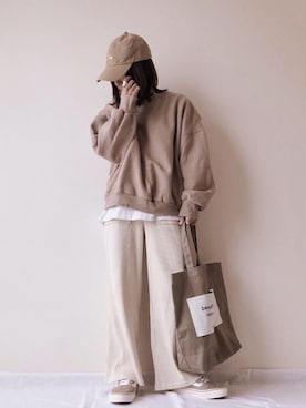 「NETSTAR（ネットスター）のアイテム」を使った、nm73さん（レディース・150cm）の春コーディネート