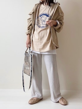 「Pierrot（ピエロ）のアイテム（その他アウター）」を使った、nm73さん（レディース・150cm）の春コーディネート