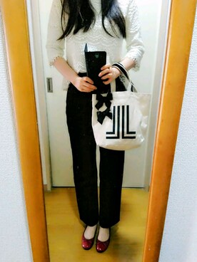 「ハイウエストストレートジーンズ」｜atamabanasakioさん（レディース・164cm）の春コーディネート