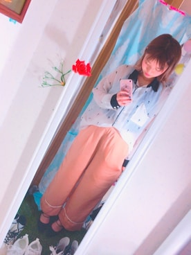 「フロントイン」｜ゆっすぅ🐻さん（レディース・154cm）の夏コーディネート
